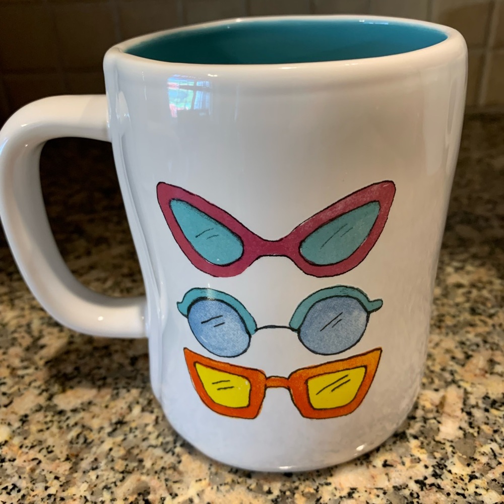 Rae Dunn * double sided* THROWING SHADE Mug